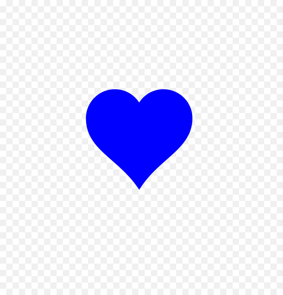Shapes Png Blue Heart Shape Clip Art - Vector Clip Art Dark Blue Heart Png,Heart Png Outline