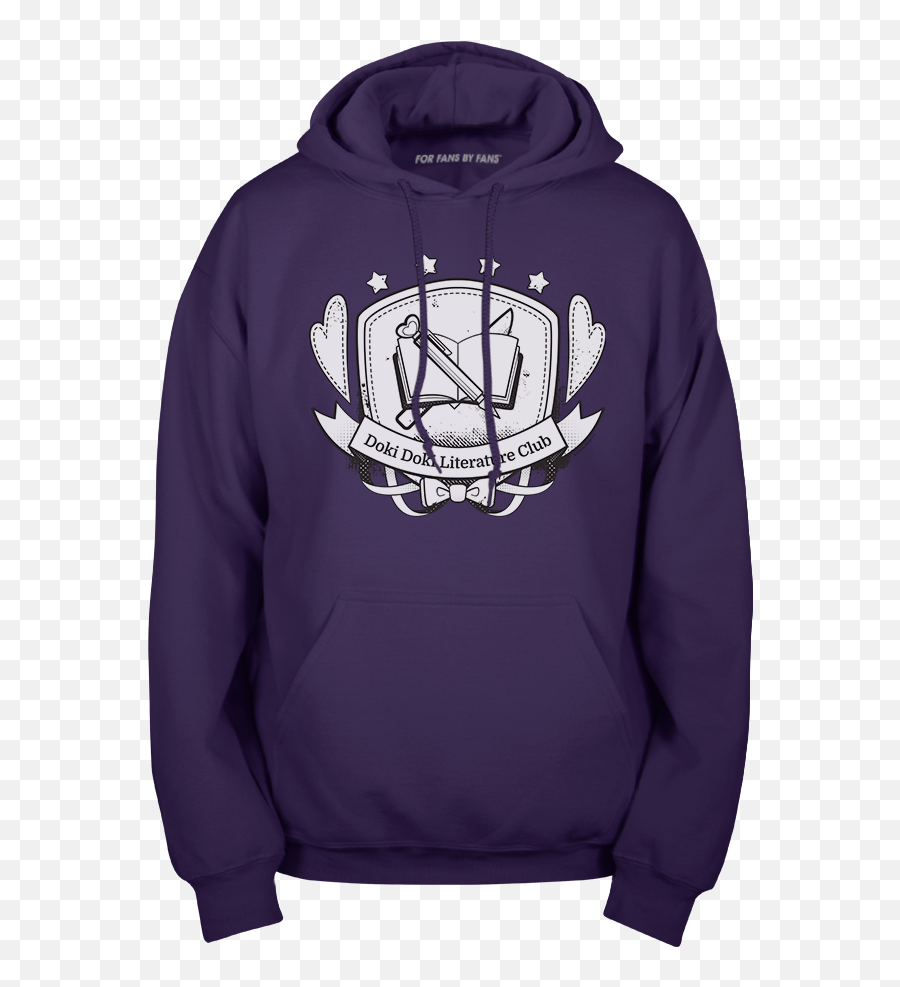 For Fans By Fansddlc School Emblem Pullover Hoodie - Homestuck Time Hoodie Png,Doki Doki Literature Club Logo