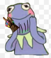 Kermit Thanos Mlg Meme Cute - Cute Kermit The Frog png