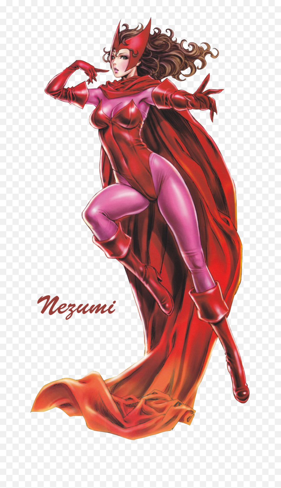 Download Hd Scarlet Witch - Marvel Bishoujo Scarlet Witch Scarlet Witch Comics Iphone Png,Scarlet Witch Transparent
