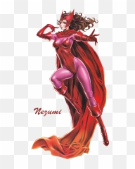 Download Hd Scarlet Witch - Marvel Bishoujo Scarlet Witch Scarlet Witch Comics Iphone Png,Scarlet Witch Transparent