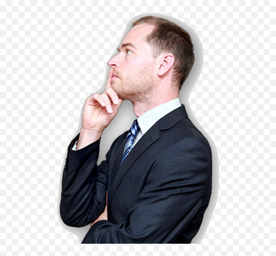 Businessman Thinking Png All - Transparent Background Man Thinking Png,Business Man Png