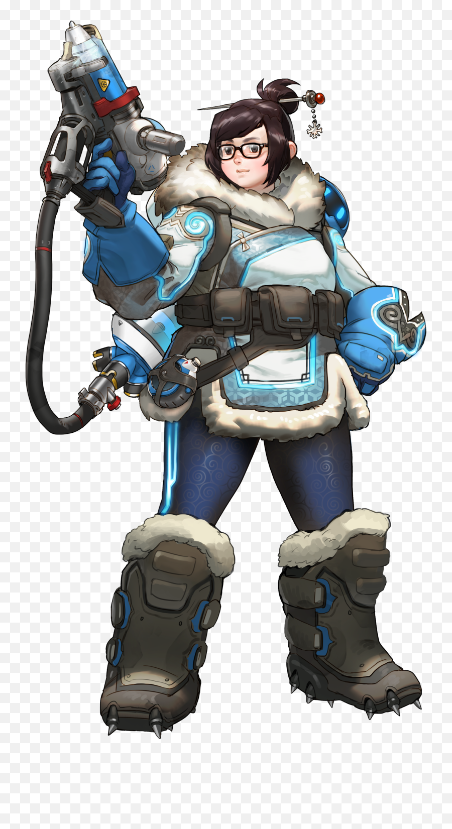 Overwatch Heroes Png Transparent Free - Mei Concept Art Overwatch,Overwatch Tracer Png