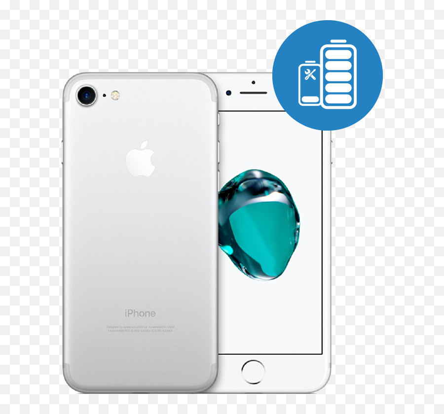 Download Apple Iphone 7 Battery Replacement - Apple Iphone 7 Iphone 7 64gb Siliver Png,Apple Iphone Png