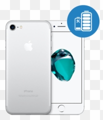 Download Apple Iphone 7 Battery Replacement - 64gb Siliver png