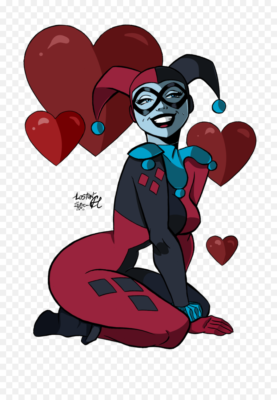 Download Harley Quinn Cute Pictures - Harley Quinn Jester Harley Quinn Drawing Png,Harley Quinn Transparent