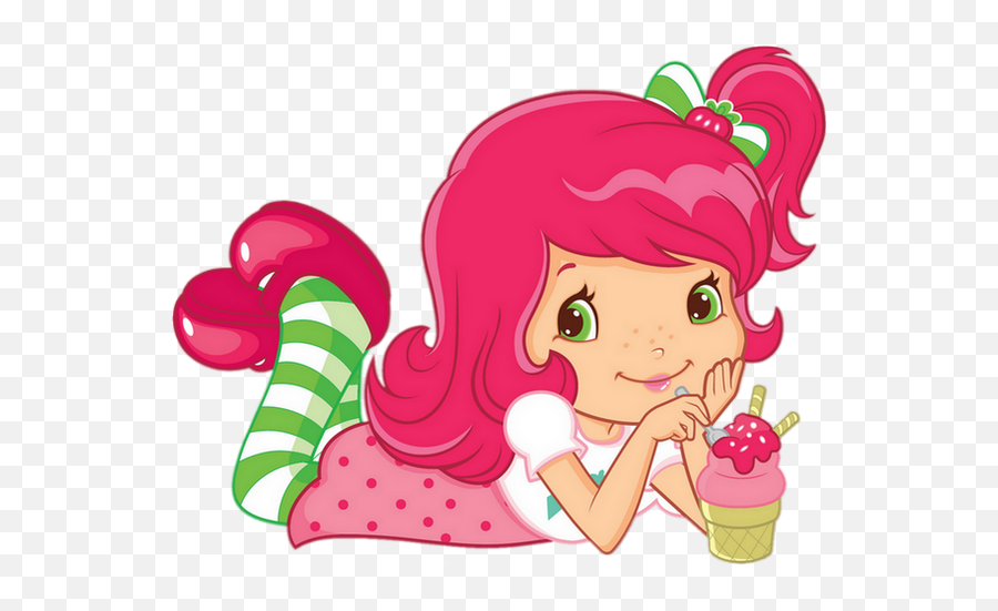 Charlotte Aux Fraises Tube - Strawberry Shortcake Png Cartoon Strawberry Shortcake Girl,Strawberry Shortcake Png