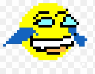 Pixilart - Laughing crying face emoji by Anonymous Ghost Transparent Png Cute