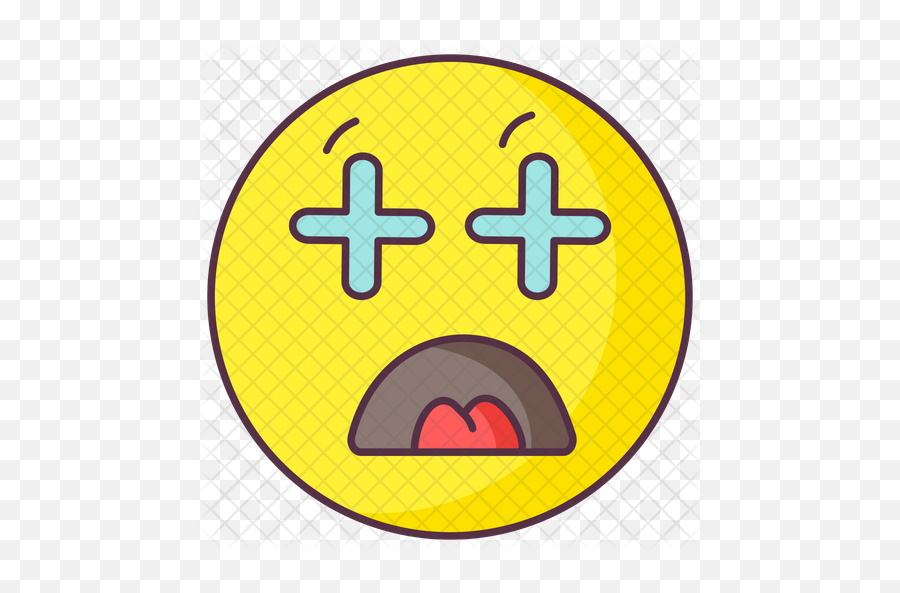 Dead Emoji Icon - Cross Png,Dead Emoji Png