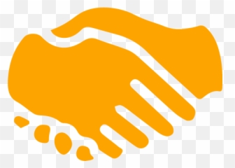 Orange Handshake 2 Icon - Free orange icons Hand Shake Icon png