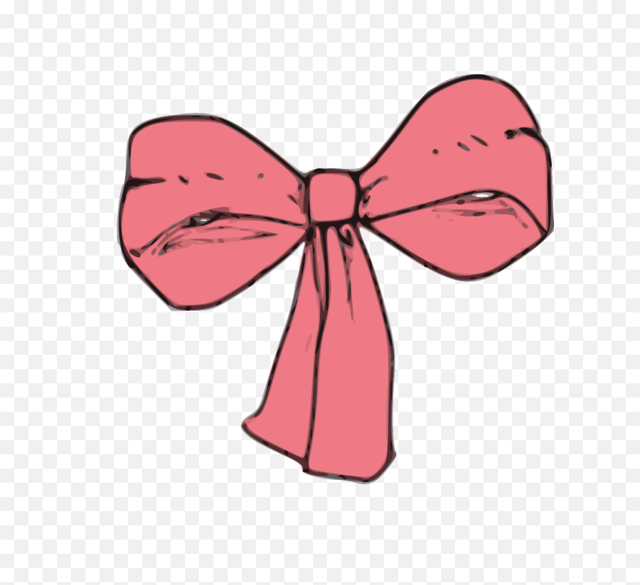 Red Watercolor Bow Png Image