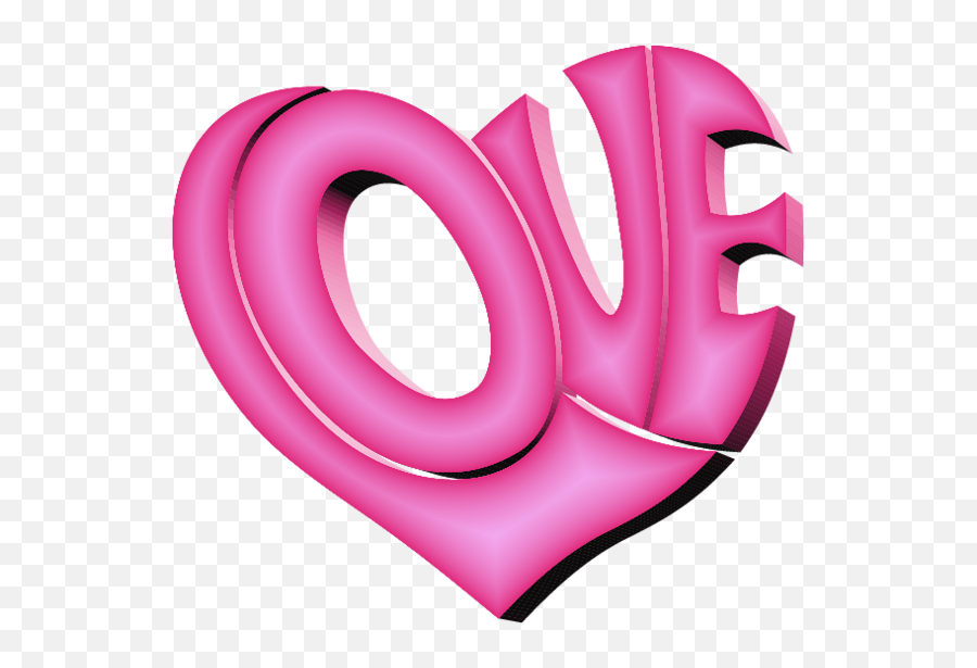 Pink Love Heart Png Picture Walentynki Serce Grafika - Love Full Hd Png,Heart Logo Png
