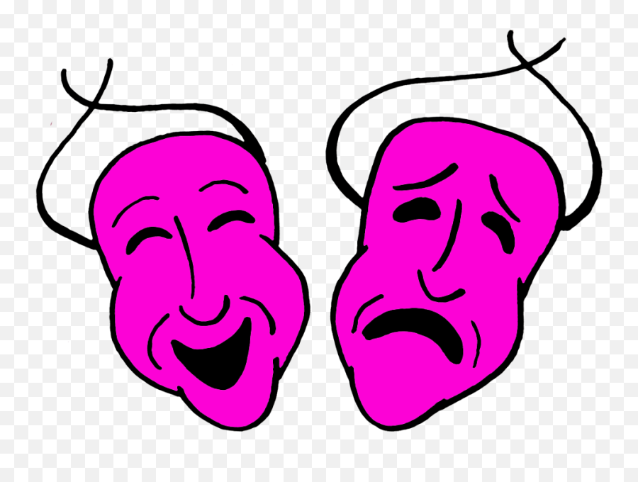 Laugh Up A Cure - Comedy And Tragedy Masks Transparent Comedy Tragedy Masks Clip Art Transparent Png,Comedy And Tragedy Masks Png