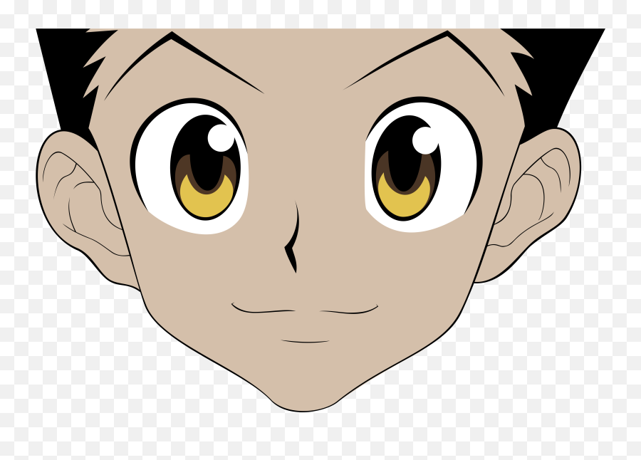 Gon Face Png - Gon Face,Excited Face Png