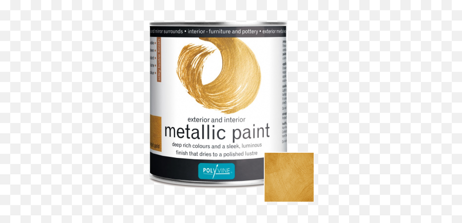 Polyvine Metallic Bright Gold Paint Stage Depot - Polyvine Png,Gold Paint Png