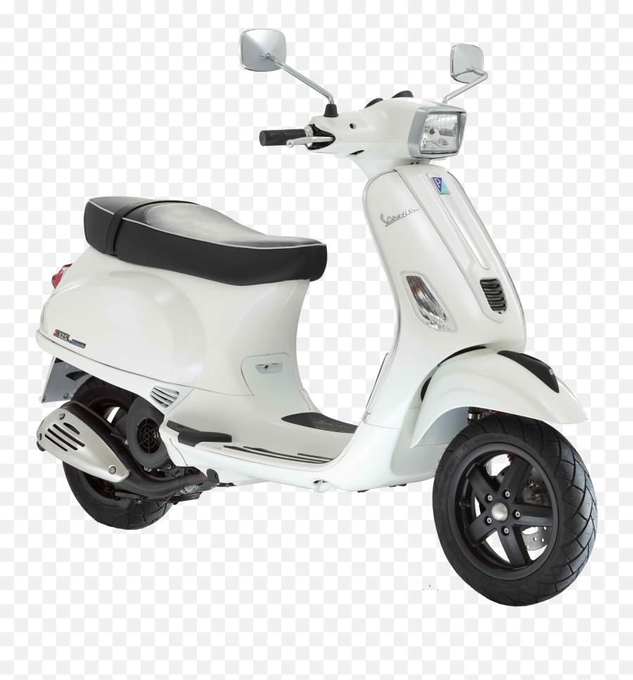 Scooter Png Clipart - Vespa S 125 White,Scooter Png
