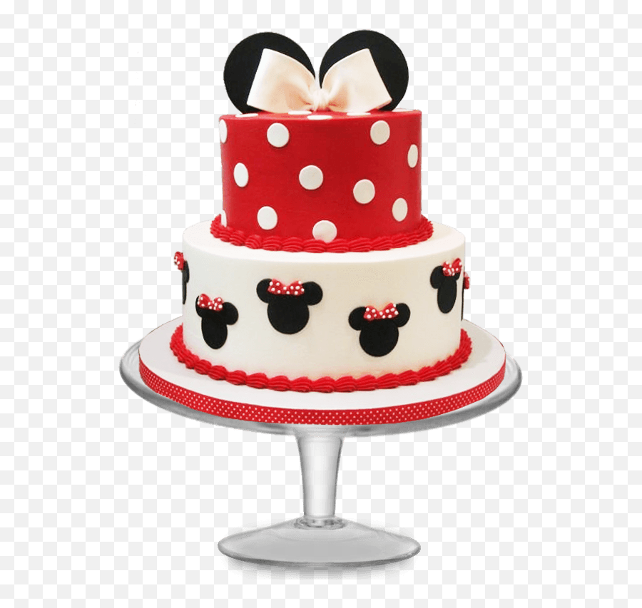 Minecraft Cake Png - Cute Minnie Mouse Cake Design,Minecraft Cake Png