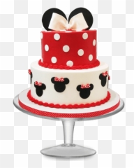 Minecraft Cake Png - Cute Minnie Mouse Cake Design,Minecraft Cake Png