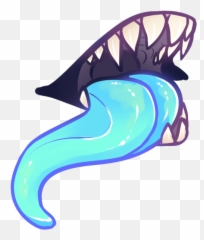 Fangs Transparent Background Clipart - Tongue Anime Mouth Png,Monster Mouth Png