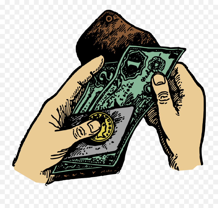 Money And Wallet Png Cartoon - Transparent Hand Money Png,Cartoon Money Png
