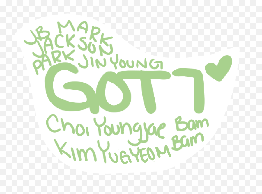 Kpop Group - Language Png,Got7 Logo Png