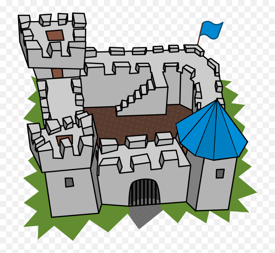 Buildingareahouse Png Clipart - Royalty Free Svg Png Castle Clip Art,Cartoon House Png