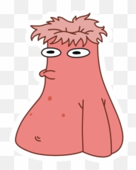 Shocked Patrick Star Sticker - Patrick Star Shocked Png,Squidward Nose Png