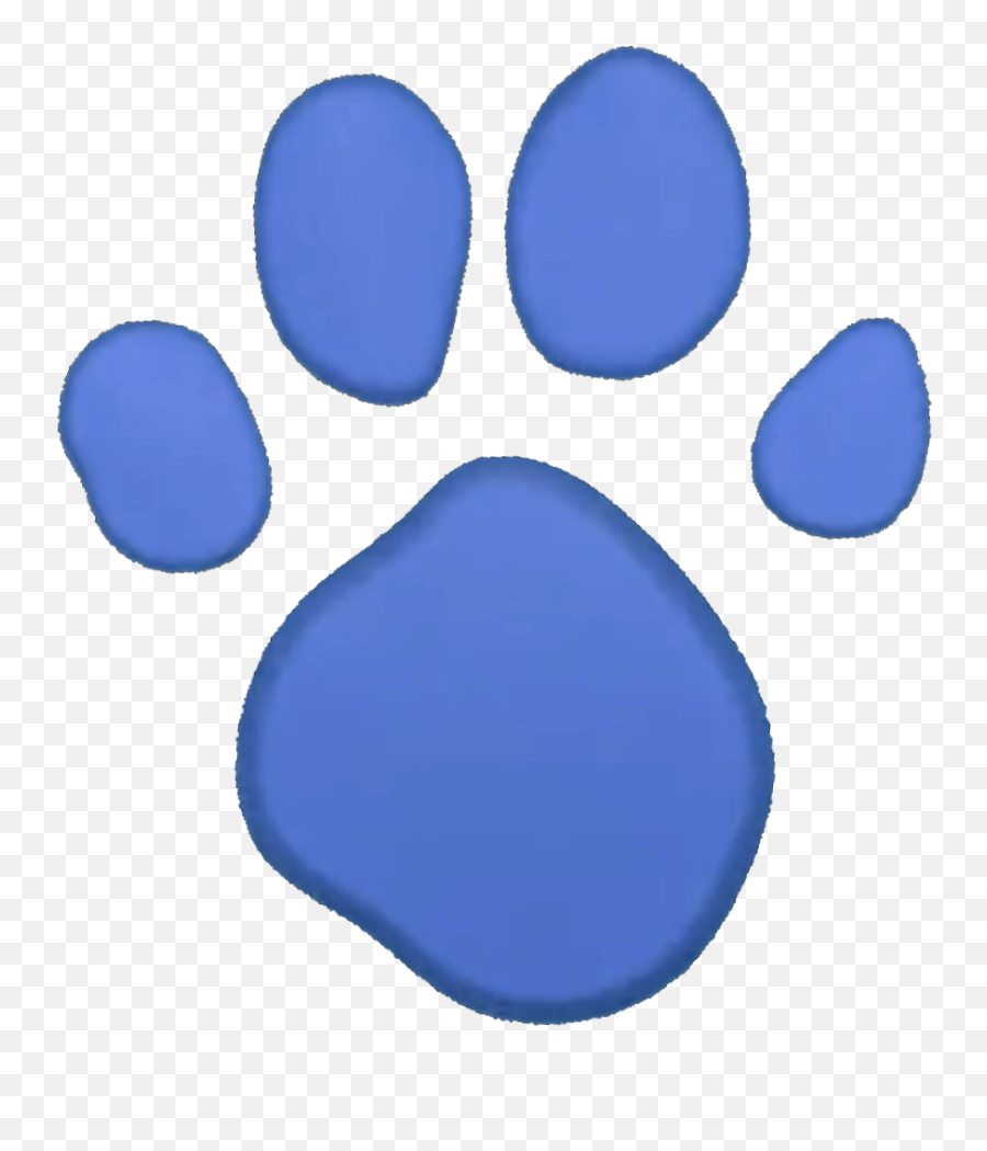 Blues Clues Paw Print - Clues And You Paw Print Png,Blue Paw Logos