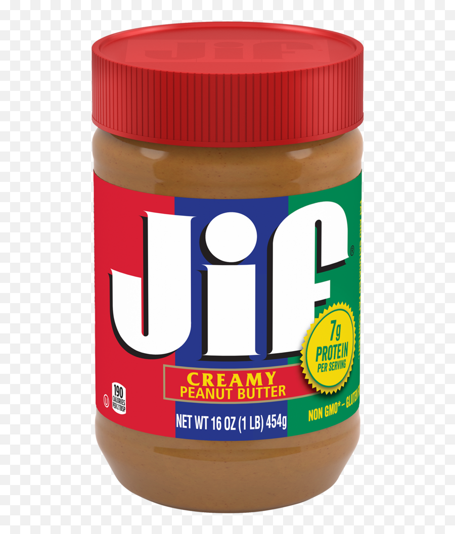 Creamy Peanut Butter - Jif Peanut Butter Label Png,Peanut Butter Transparent