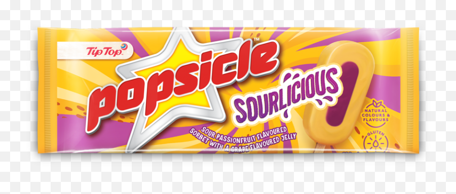 Sourlicious - Tip Top Passion Fruit Ice Block Png,Popsicles Png