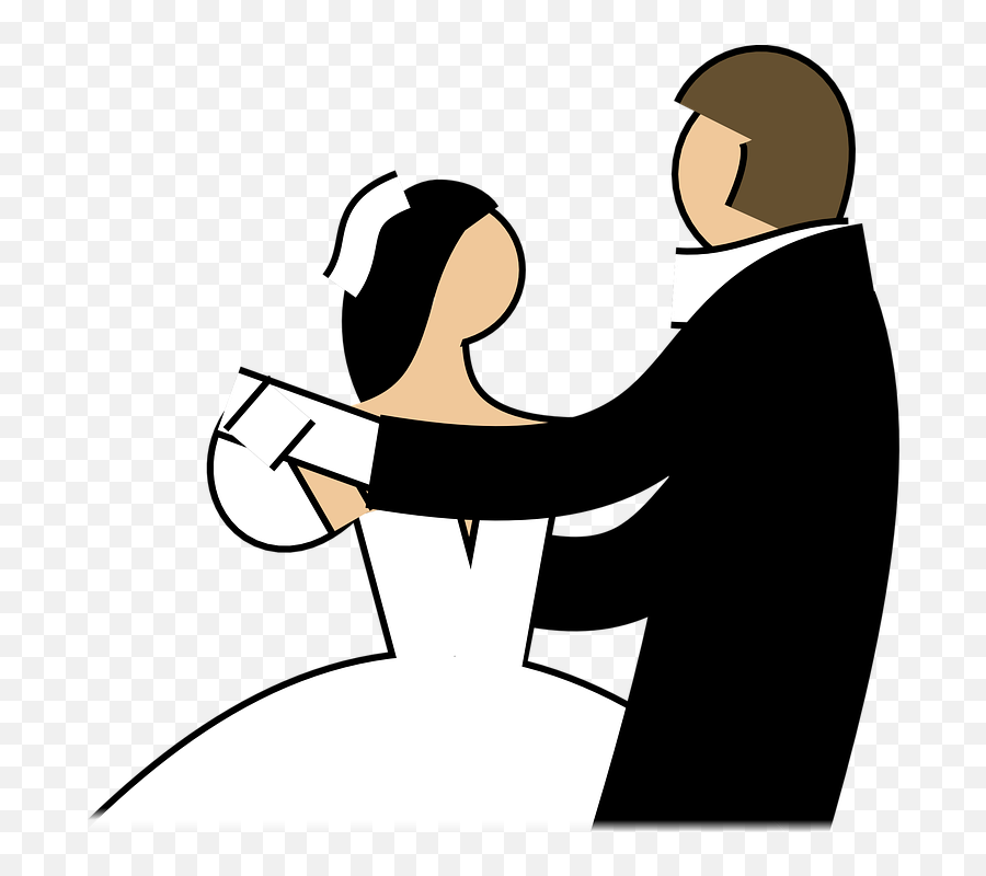 Wedding Couple Love Ring Wife - Wedding Dance Clip Art Png,Wife Png