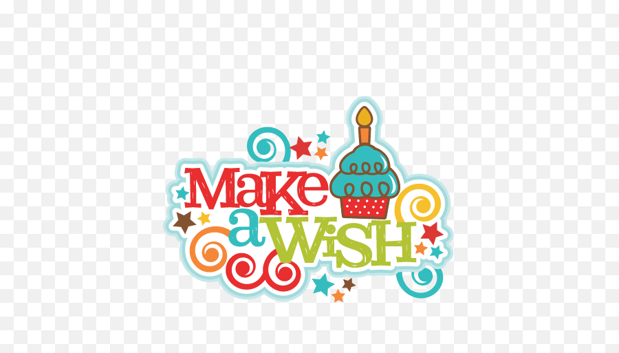 Download Make A Wish Title Svg Scrapbook Cut File Cute - Make A Wish Silhouette Png,Make A Wish Logo Transparent