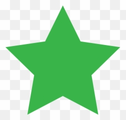 Pink Glitter Star Transparent Png Cartoon - Green Icon