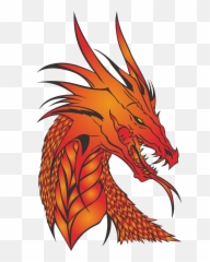 Download Dragon No Background The Head - Dragon Silhouette Png,Dragon Head Png