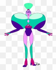 Steven Universe Fusion Fanart - Single Gem Alexandrite png