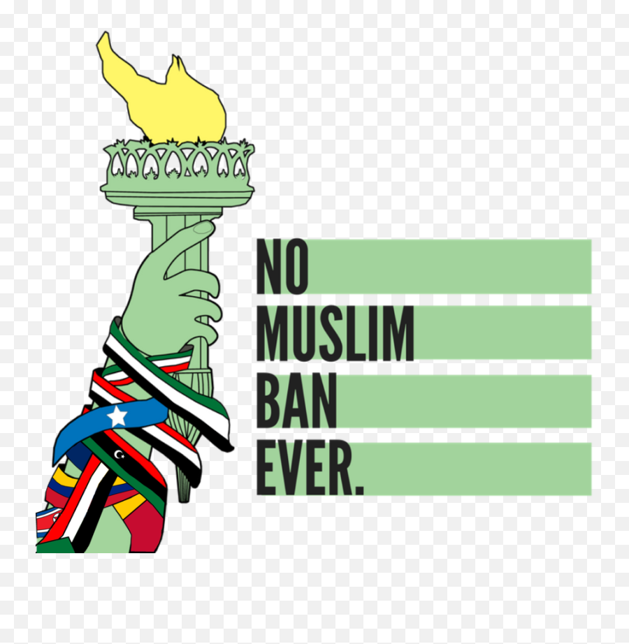 No Muslim Ban Ever - Language Png,Banned Transparent