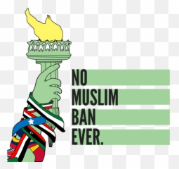 No Muslim Ban Ever - Language png