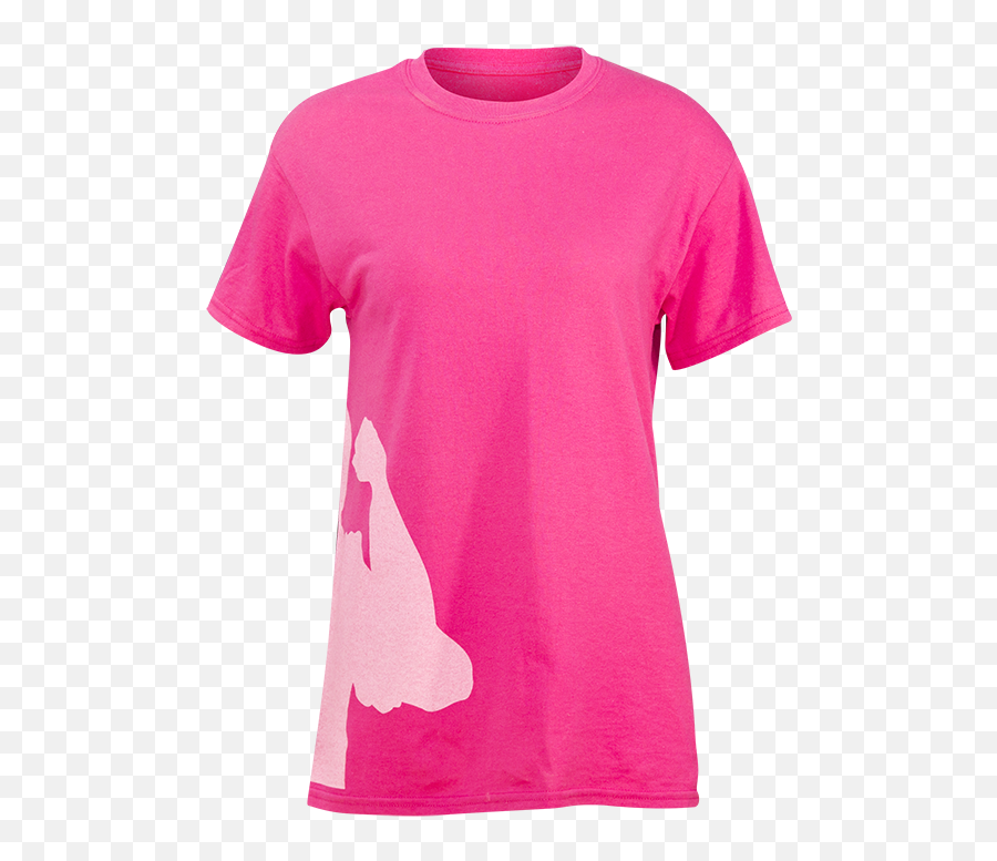 Rosie The Riveter Hot Pink Running - Short Sleeve Png,Rosie The Riveter Transparent