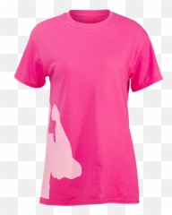 Rosie The Riveter Hot Pink Running - Short Sleeve Png,Rosie The Riveter Transparent
