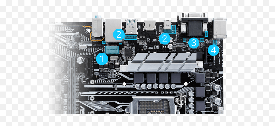 Motherboards Asus Prime Z270 - Asus Prime Z270 A Fan Png,Alcatel Onetouch Pop Icon A564c