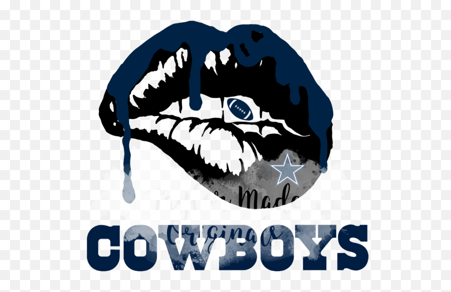 Dripping Lips Png - Cowboys Dripping Lips Urban Tshirt Dripping Lips For Cowboys,Dallas Cowboys Myspace Icon