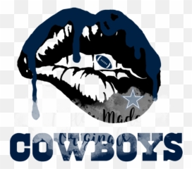 Dripping Lips Png - Cowboys Dripping Lips Urban Tshirt For