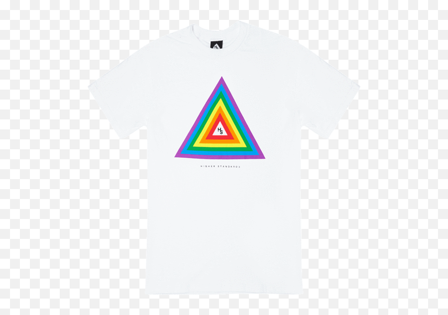 Higher Standards Pride Concentric Triangle Tee - Short Sleeve Png,Bad Ass Buddy Icon