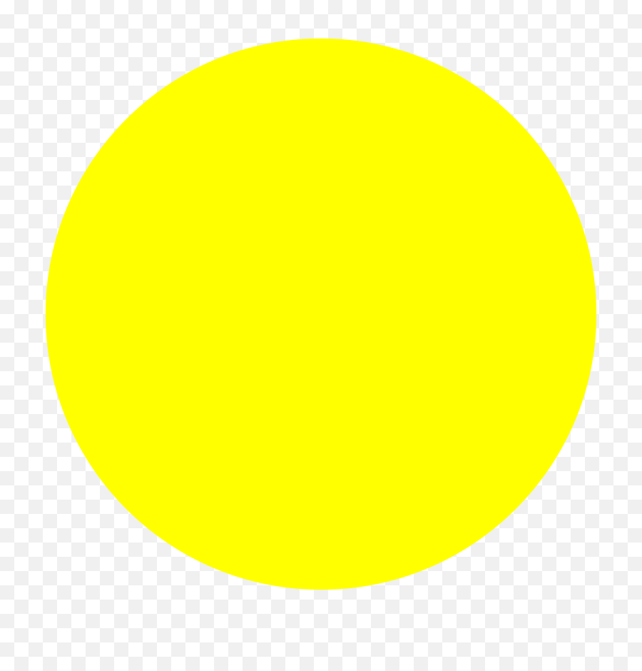 Yellow Icon - Yellow Color Circle Png,Light Circle Png