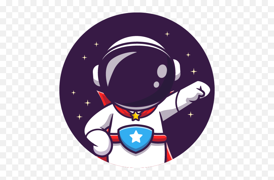 Spaceman - Cute Simple Cartoon Astronaut Png,Spaceman Icon
