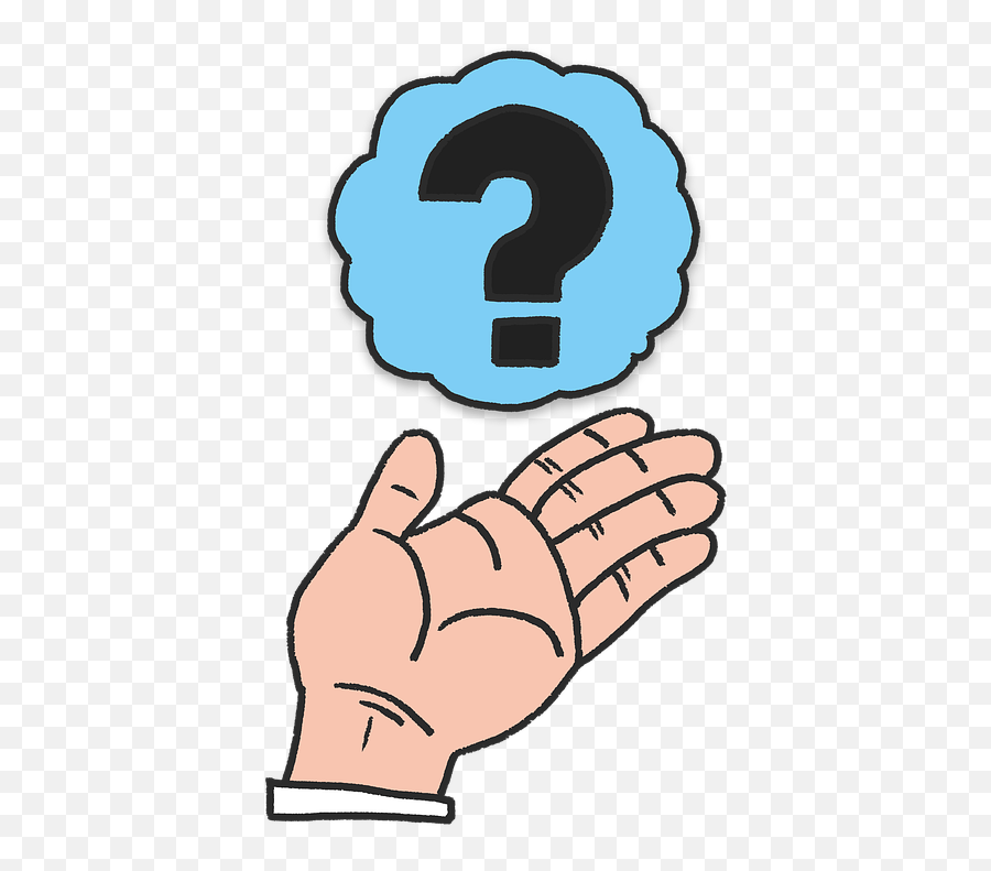 Hand Question Questions - Clip Art Png,Questions Png