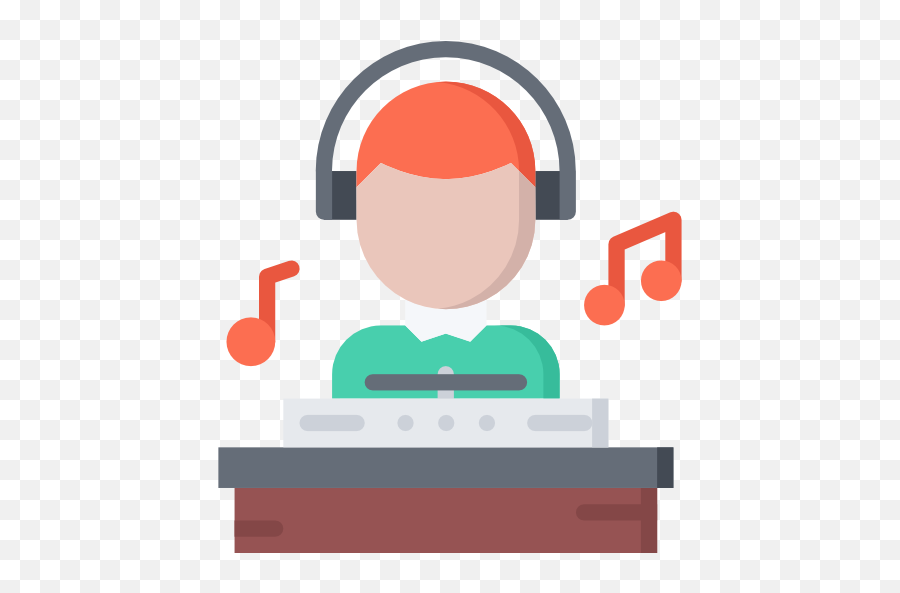 Dj - Free Music Icons Language Png,Dj Headphones Icon