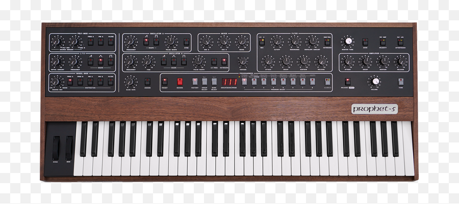 Sequential Prophet - 5 61key Analog Synthesizer Palen Music Prophet 10 Png,Synthesizer Icon