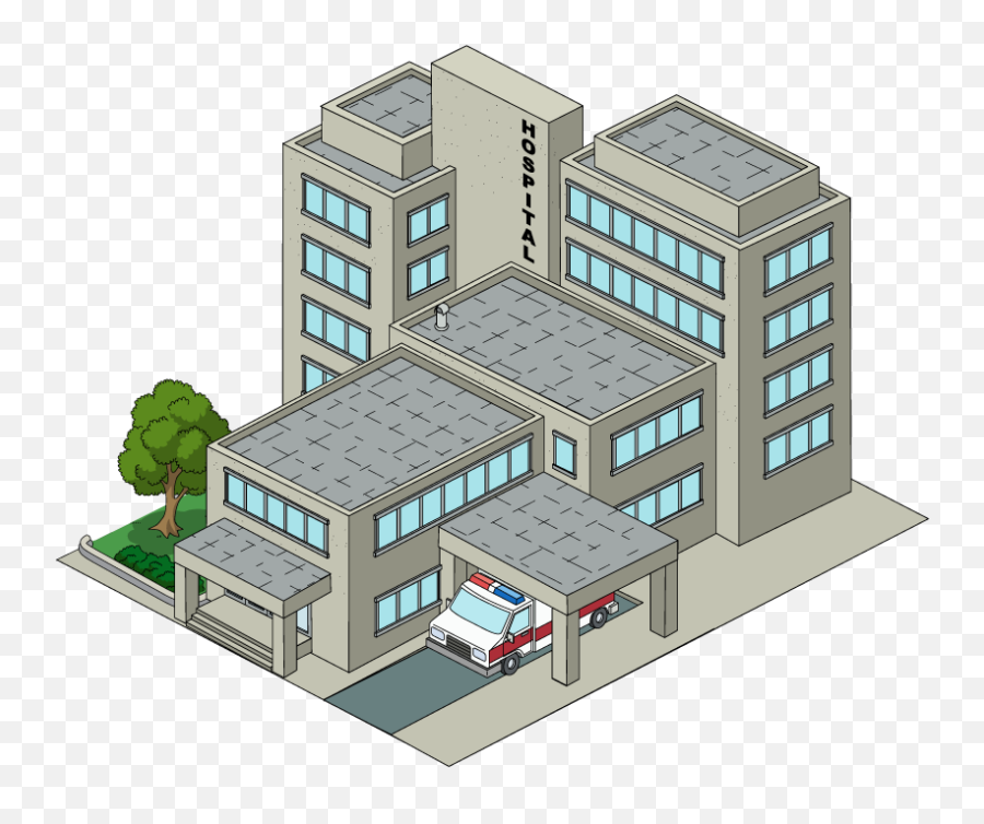 Download Free Png Image - Building Hospital Thumbnail V4png Family Guy Hospital,Family Guy Logo Png