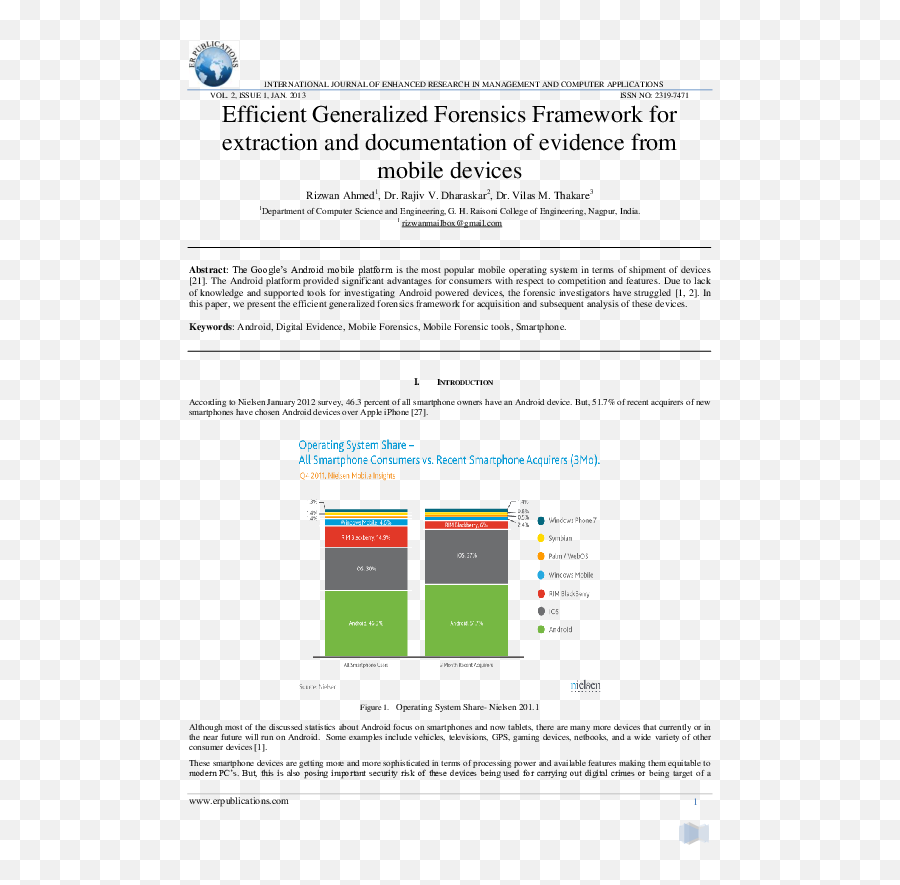 Pdf Efficient Generalized Forensics Framework For - Vertical Png,Htc Evo 3d Icon Glossary